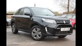 Suzuki Vitara Motion 1.4 BoosterJert MHEV 5dr Super Black Pearl 2025 (YJ25 VGM).