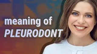 Pleurodont | meaning of Pleurodont