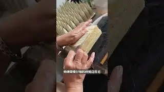 The process of making a brush #Craftsmanship #Brush #Expanding knowledge #Popular science   #ac370