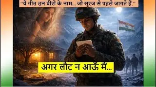 अगर लौट न आऊँ मैं 🇮🇳 || एक सिपाही की माँ को चिट्ठी Emotional Patriotic Song |  #PatrioticSong