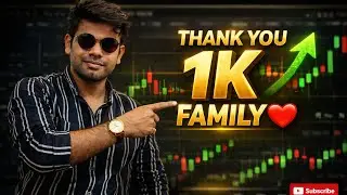 THANK YOU 1K FAMILY  | Real Trading Journey | No Fake, Only Discipline@Mtreding-r5u 