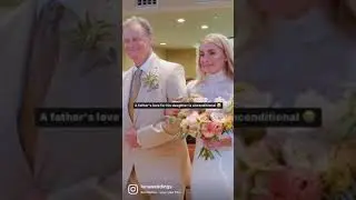 Father and Daughter Wedding Moment in Austin, Texas #wedding #weddingshorts #shorts