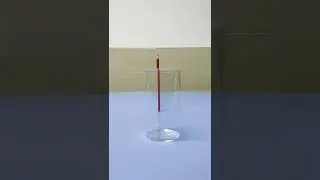 Broken Light: The Fascinating Light Refraction in Water Experiment  #opticalillusion