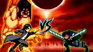 Eren S4 V3 OP (all forms) VS Levi V4 OP in Jump Force Mugen
