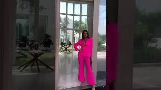Bright pink boss babe fashion suit Slay My Look