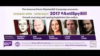 Official Final Cut: #AntiSpyBill feat Kim Dotcom, Barrett Brown, Lauri Love, Suzie Dawson
