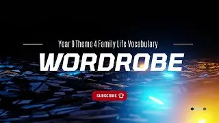 9. Sınıf İngilizce Theme 4 Family Life Kelimeleri ve Okunuşları | Maarif Model