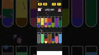 Water sort puzzle - Level 3567 #watersortpuzzle #games #gaming #solution #puzzle #level 
