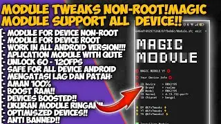 INIKAH YANG KALIAN CARI MODULE TWEAKS VIP!!!! SUPPORT ALL DEVICE VERSION!!! || UNLOCK 120FPS!!