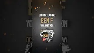 🎉 OCT MONTHLY HUNTING GEAR GIVEAWAY WINNER ANNOUCED!🎉