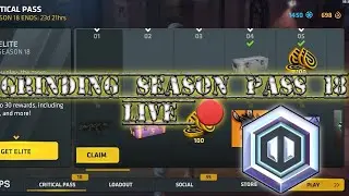 Can I reach diamond? || Grinding Season pass 18 || Critical Ops 1.20.0 || lets play | Red Wolf Gamer