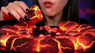 Lava Donuts VS Lava Marshmallows | Eating Lava Mukbang ASMR | Lava ASMR