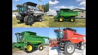 Report on 4 Combines Sold at Auction Last Week