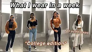 COLLEGE Outfits of the week school 2022 |  *outfit inspo*