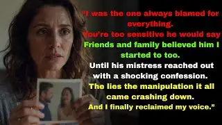 My Husband Told Everyone I Was &lsquo;Too Emotional&rsquo; &mdash; His Mistress Exposed Him | Cheating Husband Story