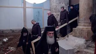 I lavori nella Basilica del Santo Sepolcro
