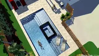 Superior Pools 3D Swimming Pool Design Ideas Infinity Edge Spa 360 Spill (Watch In 4K)