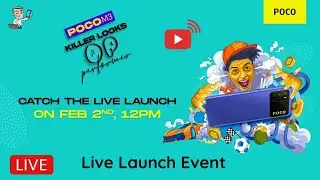POCO M3 Live Launch Event | POCO M3 launch livestream | Killer Looks OP Performer | POCO M3 | PHONLY