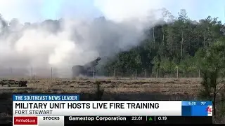 Fort Stewart hosts unit from Fort Bragg for rare live fire training