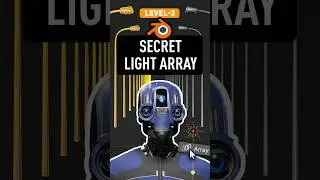 💡How to array Lights in Blender #b3d #blender #tutorial #array #light