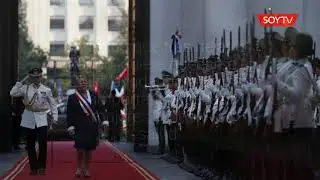 Bachelet en su &uacute;ltimo viaje a La Moneda: 