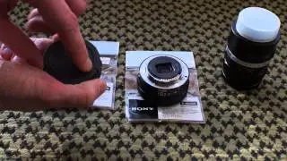 Sony E-Mount Lens and Body Cap (ALC-R1EM & ALC-B1EM)