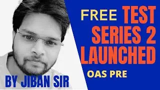 OPSC OAS FREE TEST SERIES NO : 2.0 BY Jiban sir #oaspathshala