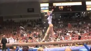 Utah State at SUU w Iowa 3 12 2011 Haley Hogan Beam 9.575