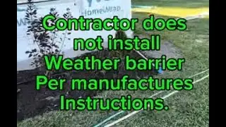 Improper Tyvek HomeWrap Weather Barrier Installation: Missed Taping, Bad Laps, and Wrong Fasteners