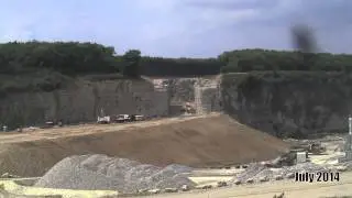 Timelapse of construction of cut and cover tunnel at Hermitage Quarry