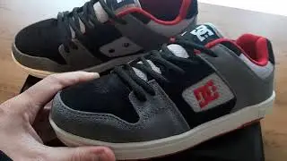 T&ecirc;nis Dc Shoes Manteca 4 Black Grey E Red Original