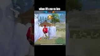 after long time me vs bro match 🗿#freefire #viralshort