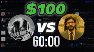 $100 Memecoin Trading Challenge (1 HOUR ONLY)