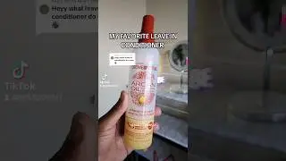 🩷My favorite leave-in conditioner for my relaxed hair🩷 #cremeofnature #relaxedhaircare