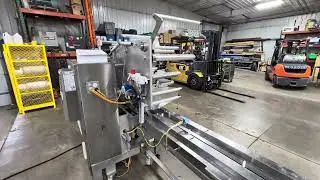 Used Bosch Pack 201 Horizontal Flow Wrapper SN 15 32811 Demo Video