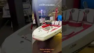 Smallest Branded Jet boat with 300 hp - Scarab Jet 165 ID #scarabboats #boatshow #jetboat