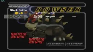 Gasher (Bowser) vs Laser Circus (Marth, Fox)