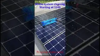 Rotary Brush Solar Panel Cleaning - Pristine Solar