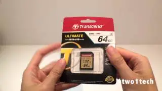 Transcend 64 GB High Speed 10 UHS-3 Memory Card Unboxing!