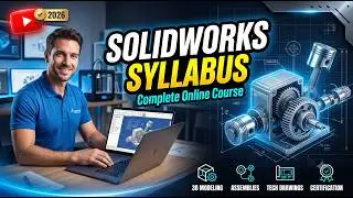 Complete SOLIDWORKS Course 2026 | Beginner to Advanced with Industrial Projects