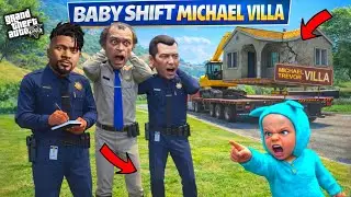 GTA 5: Franklin's New Born Baby Destroy Michael House😰Shinchan Complaint Franklin 😫😰Ps Gamester 