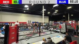 MASTERS Division AMATEUR BOXING | HILL vs SEIJO | LAS VEGAS Masters Invitational 176lb SEMI FINAL