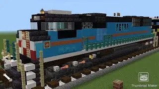 Minecraft Chicago Metra SD70MACH Locomotive Tutorial