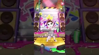OMG 🔥Talking Angela 2 shaiba song  amusing dance performance 🙀💥