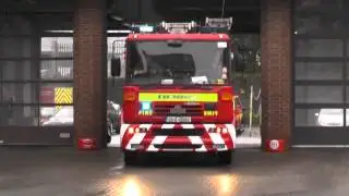 Dublin fire brigade D31 (Dennis Sabre + green light bar)