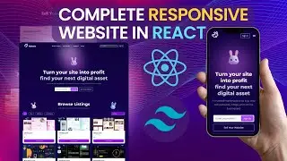 React JS Project | Build a Complete Responsive Website in React With TailwindCss V4.1 &ndash; Step by Step