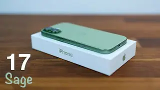 iPhone 17 Sage Unboxing