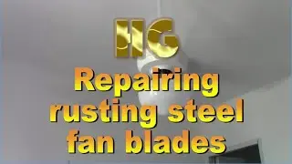 Fan blade repair and repaint