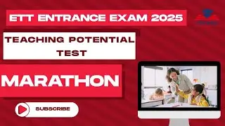 ETT Entrance Exam 2025 Teaching Potential MARATHON | Tru Ways | Crack Govt Exams Fast