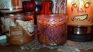 Monster Pumpkin 🎃 and Grave Dust 🕸 Colonial Candle review Oct 2021